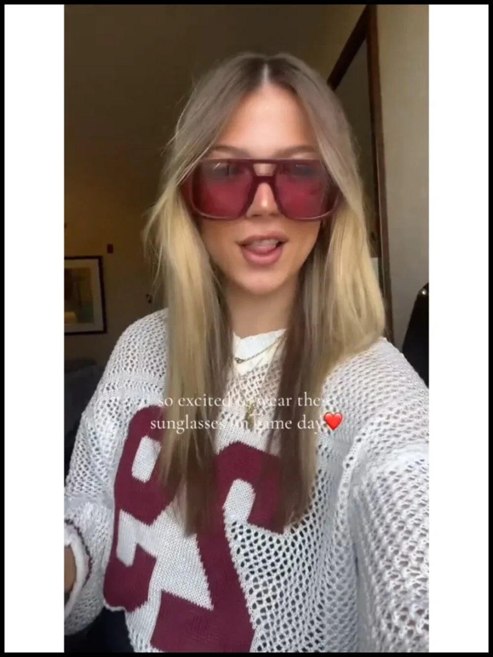 Oversized Aviator Sunglasses Retro Square Double Bridge UV400